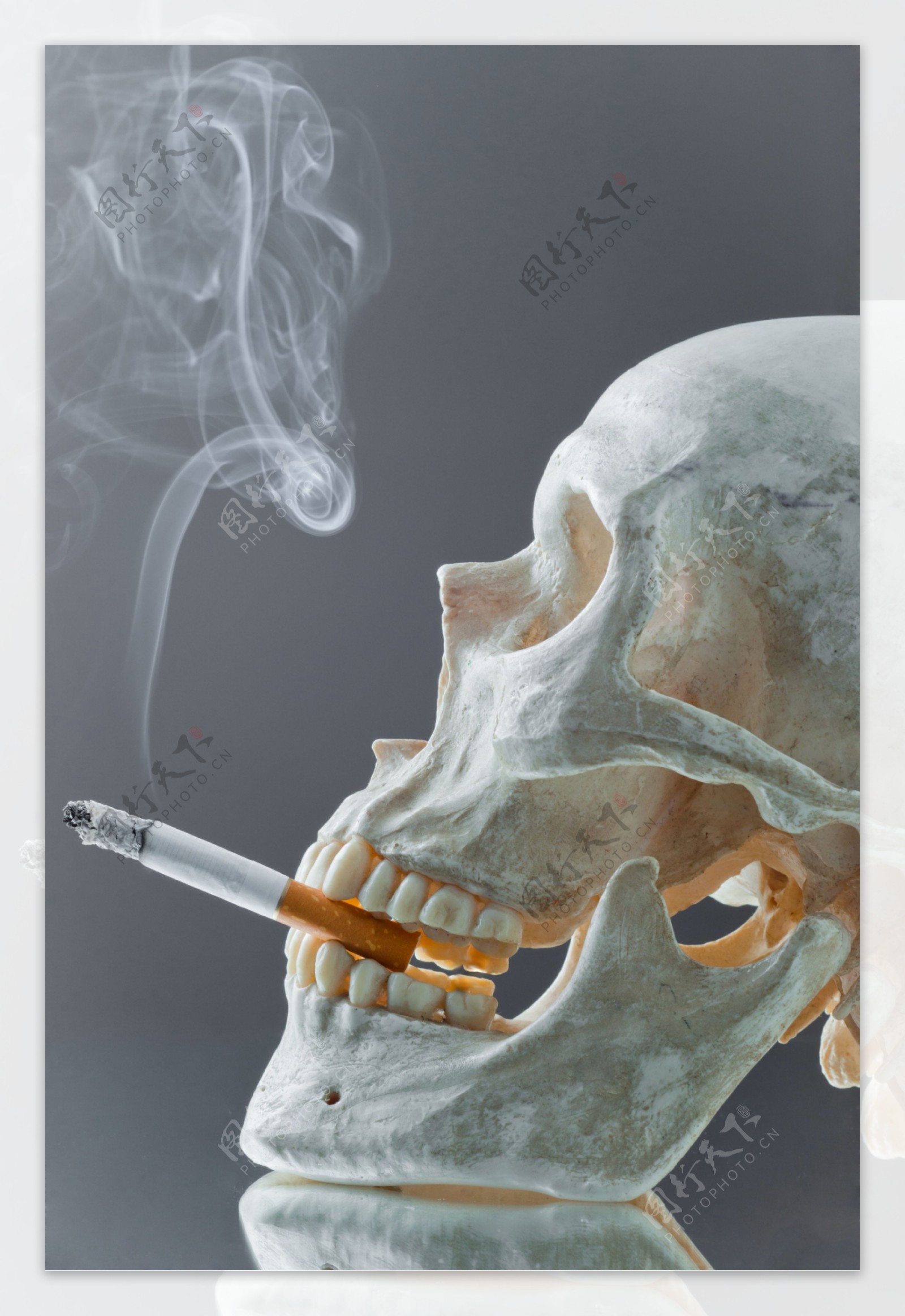 创意吸烟的危害图片