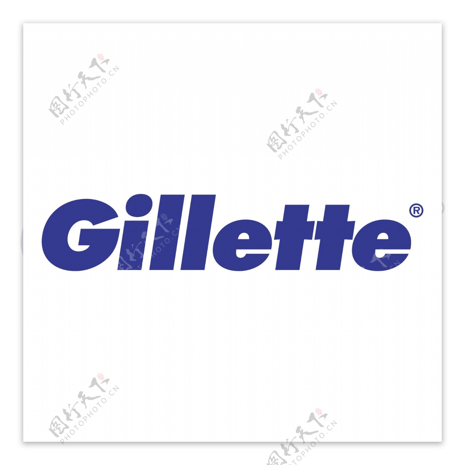 吉列剃须刀logo图片