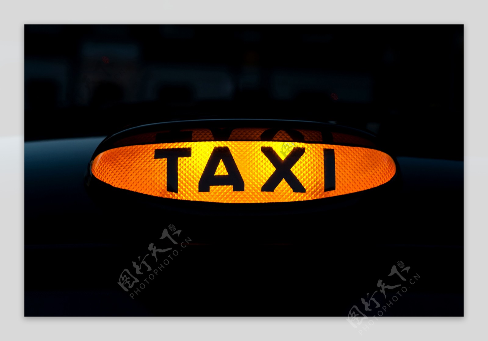出租车灯饰图片