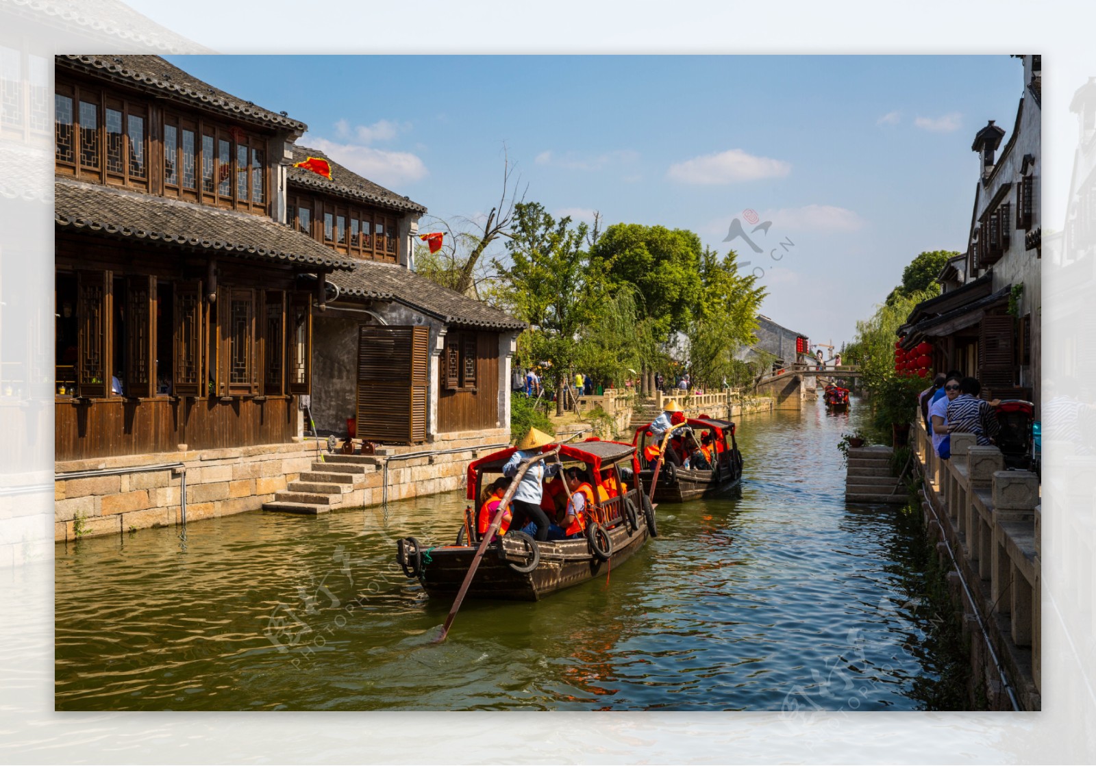 江苏无锡荡口古镇风景