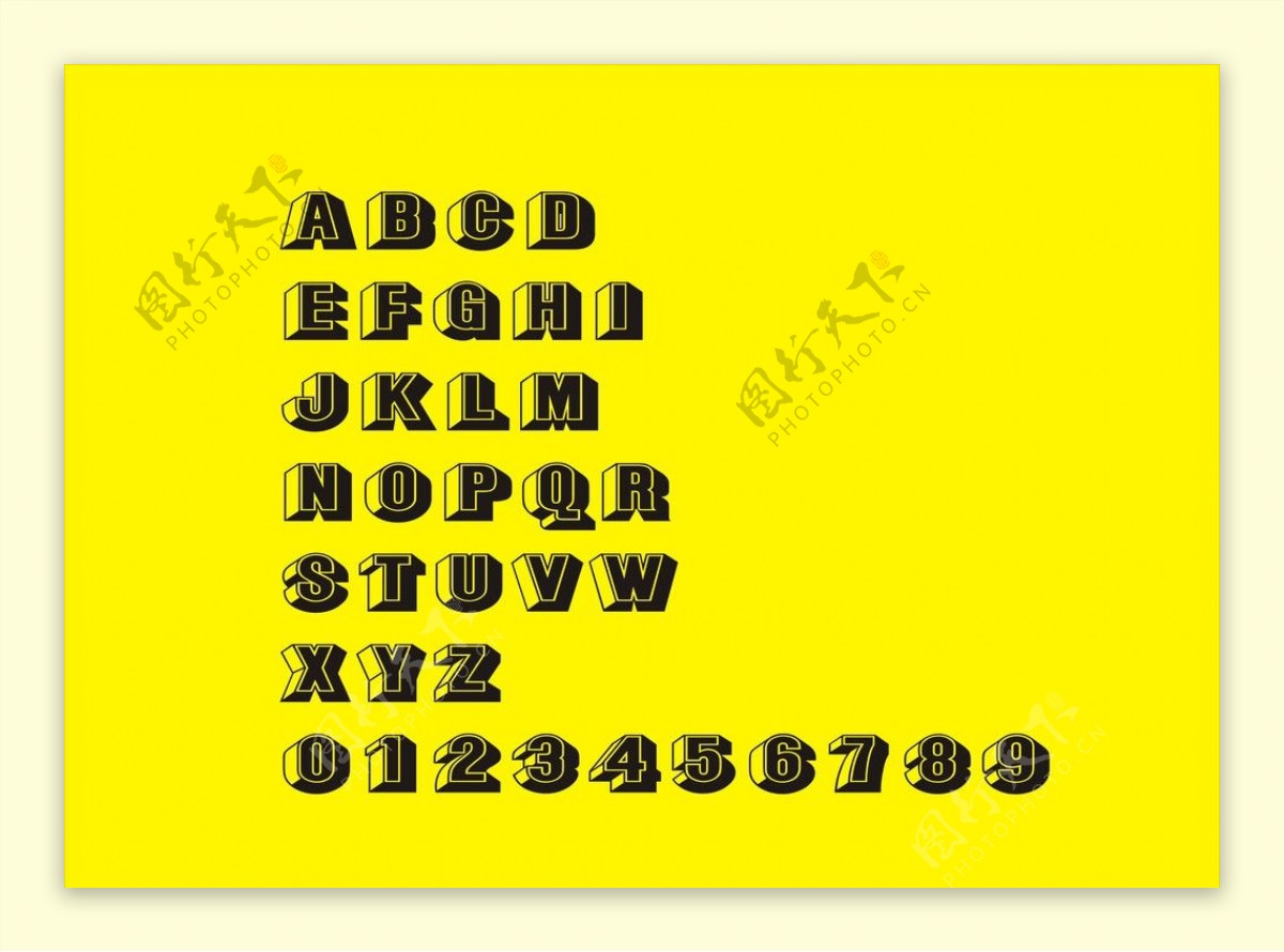 字母数字字母数字设计
