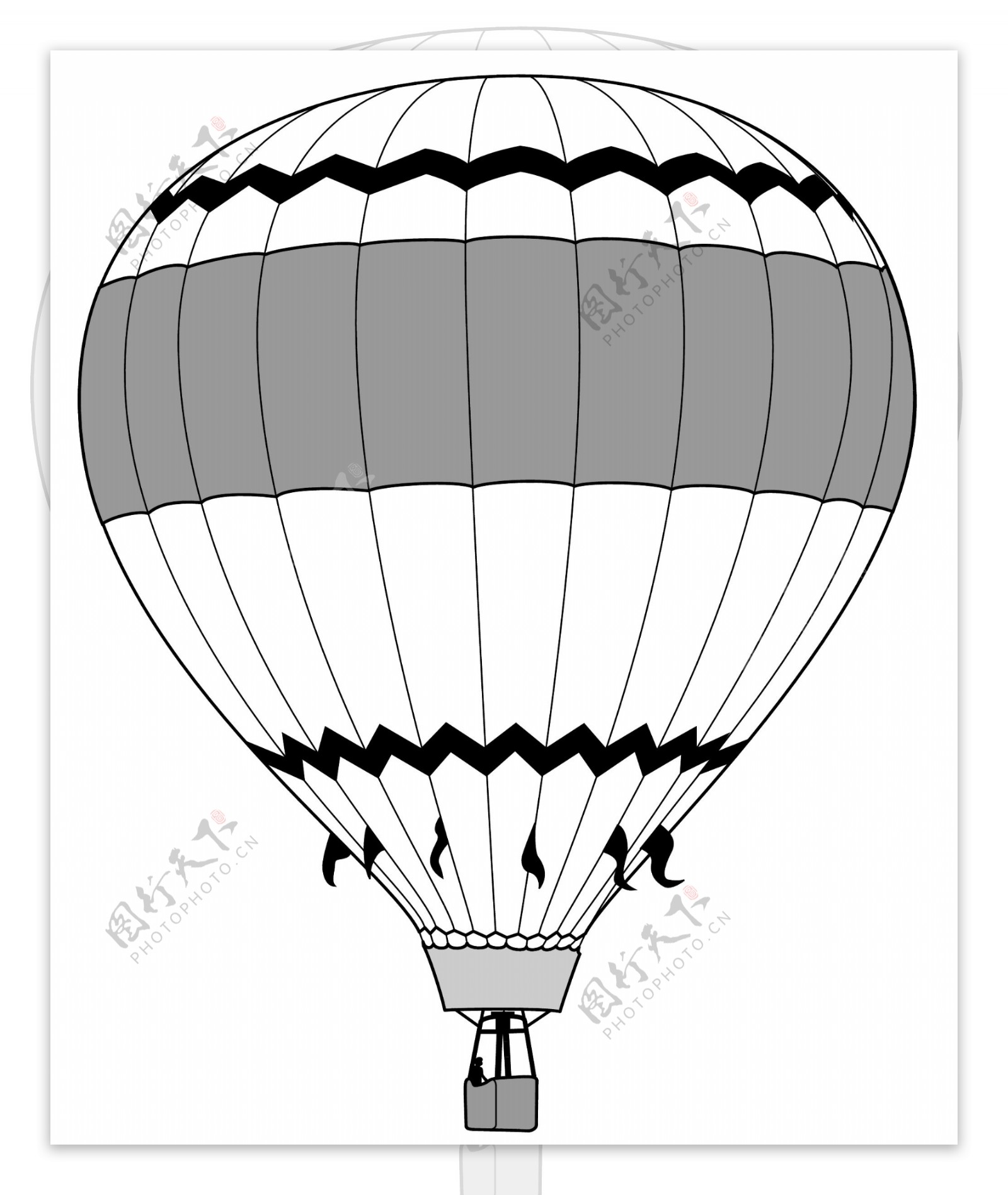 热气球矢量素材EPS格式0019