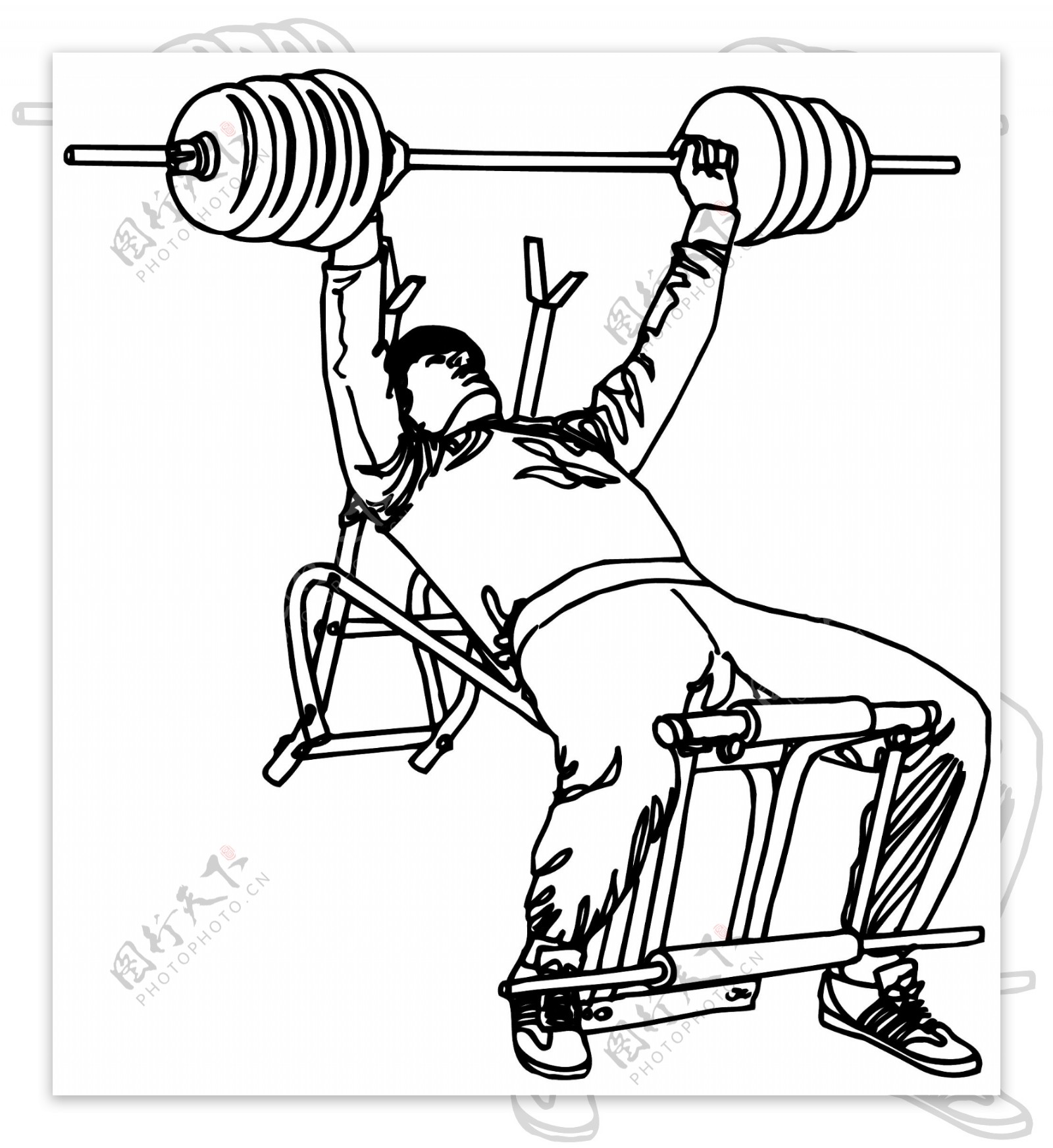 健身运动运动人物矢量素材EPS格式0287