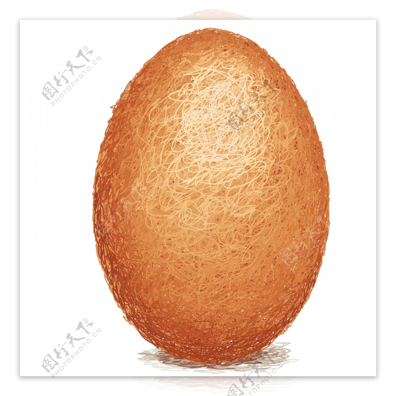棕色的鸡蛋