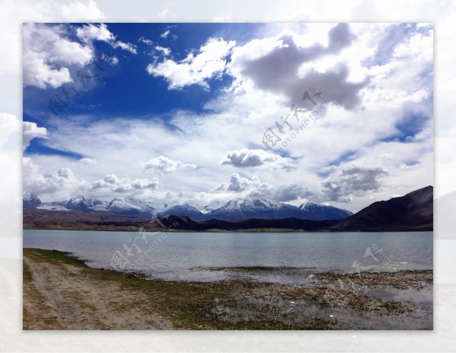 南疆喀湖图片