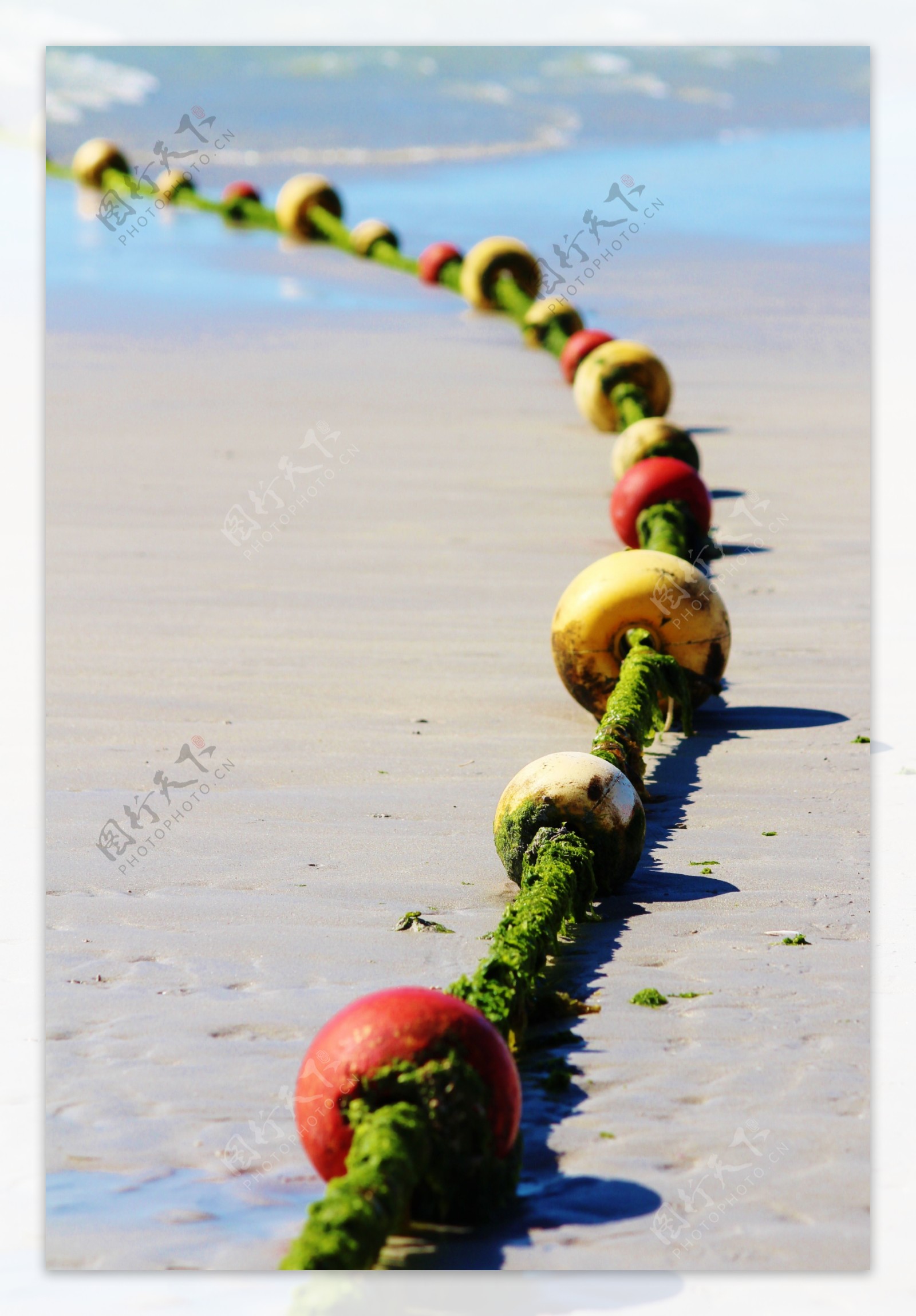 海滩锚链