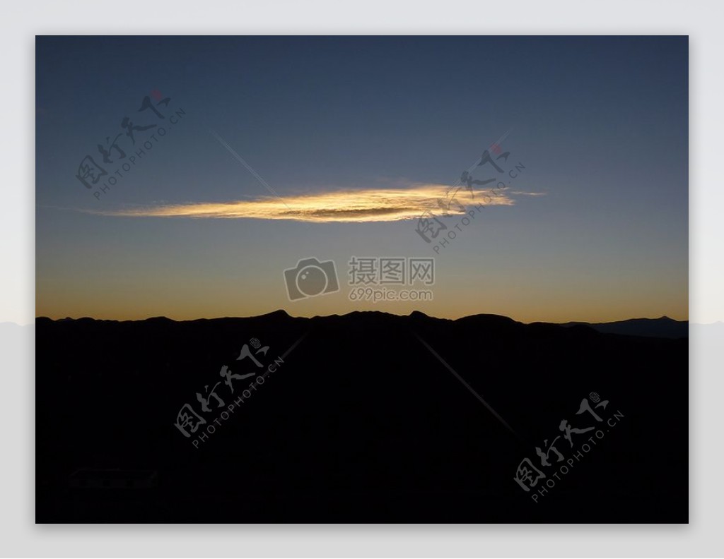 漂亮的日落风景图