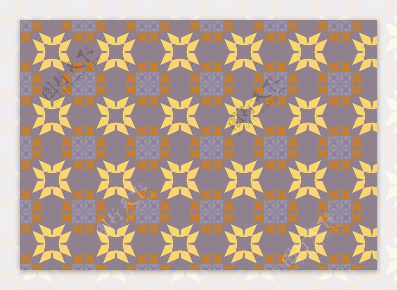 葡萄牙瓷砖矢量模式