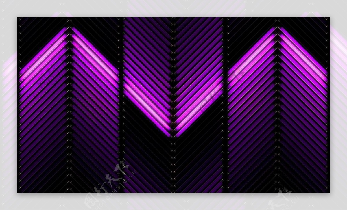 酒吧VJ紫色霓虹视觉素材
