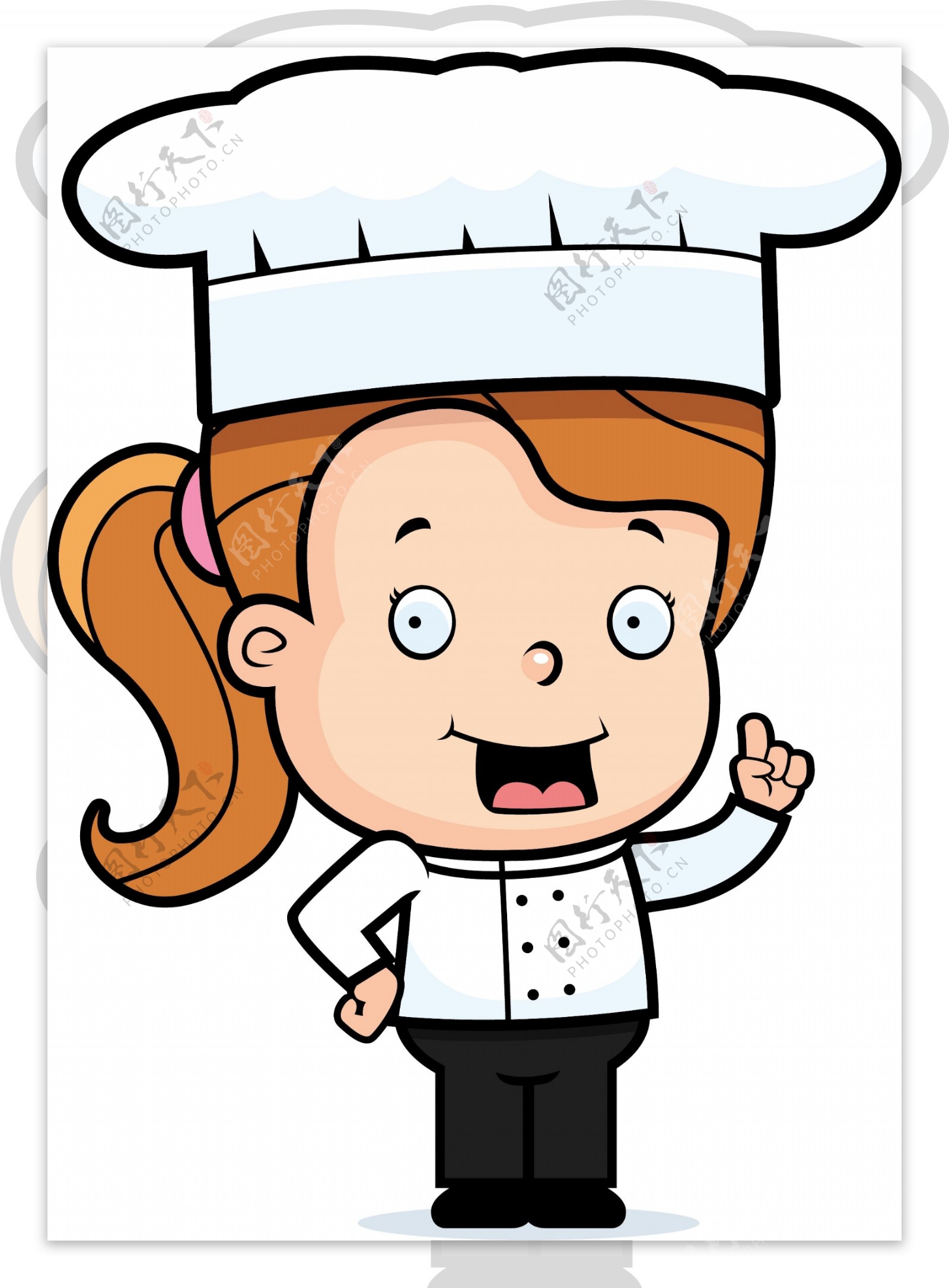卡通女厨师设计图__广告设计_广告设计_设计图库_昵图网nipic.com