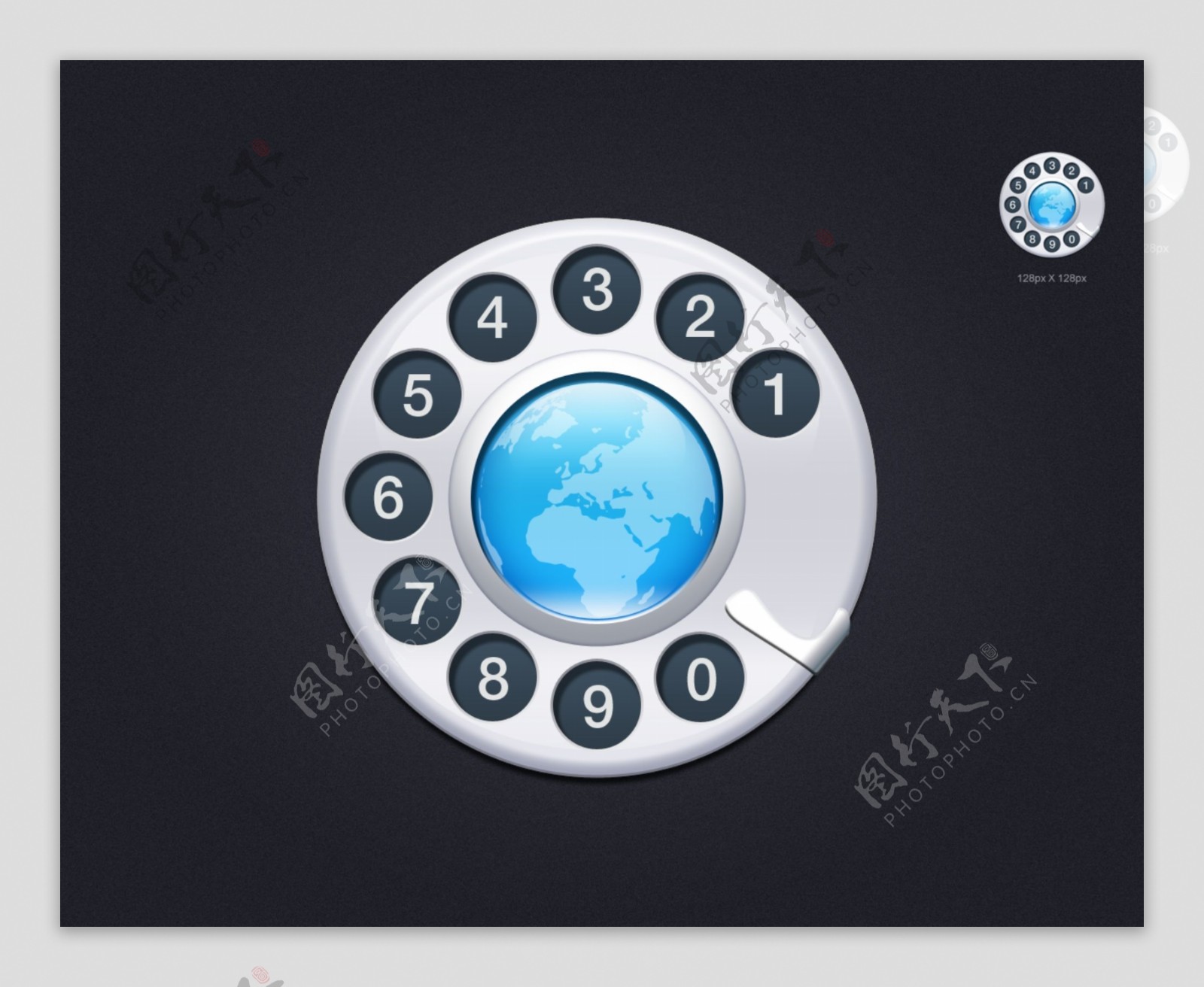 电话图标icon设计