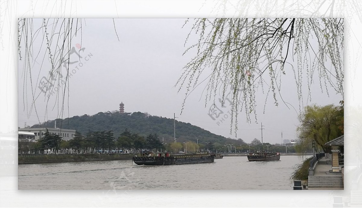 京杭大运河的船只
