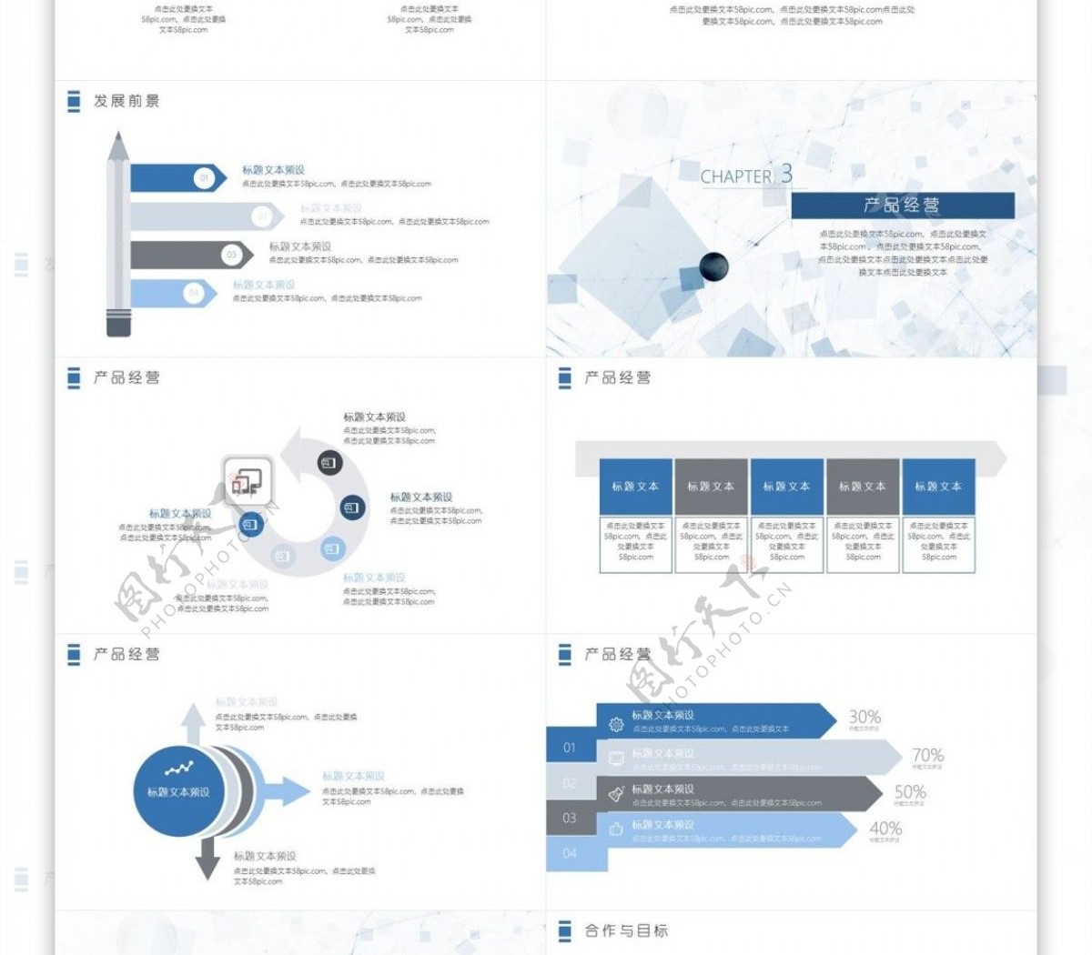 现代光感网络科技述职报告年终总结工作汇报计划通用商务PPT模板