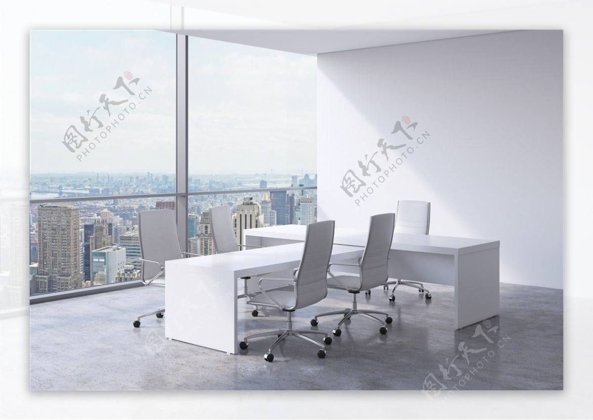 精美办公会议室装修效果高清图片