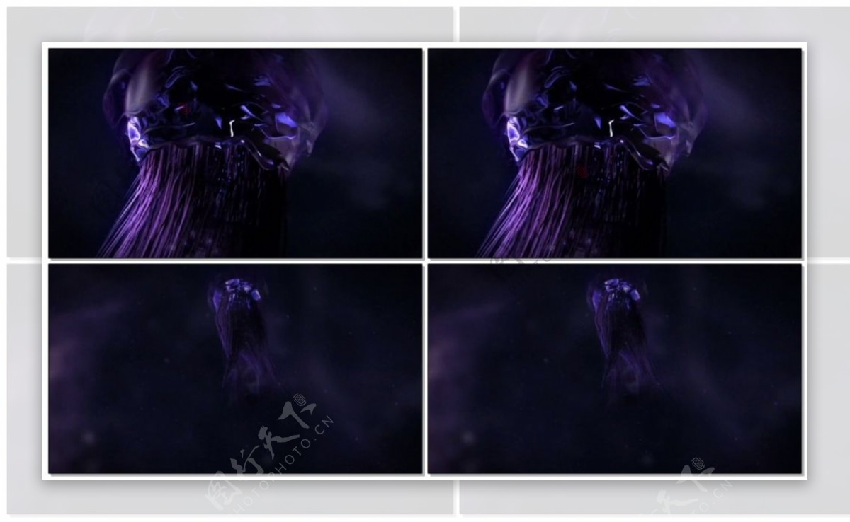 诡异紫背景视频素材