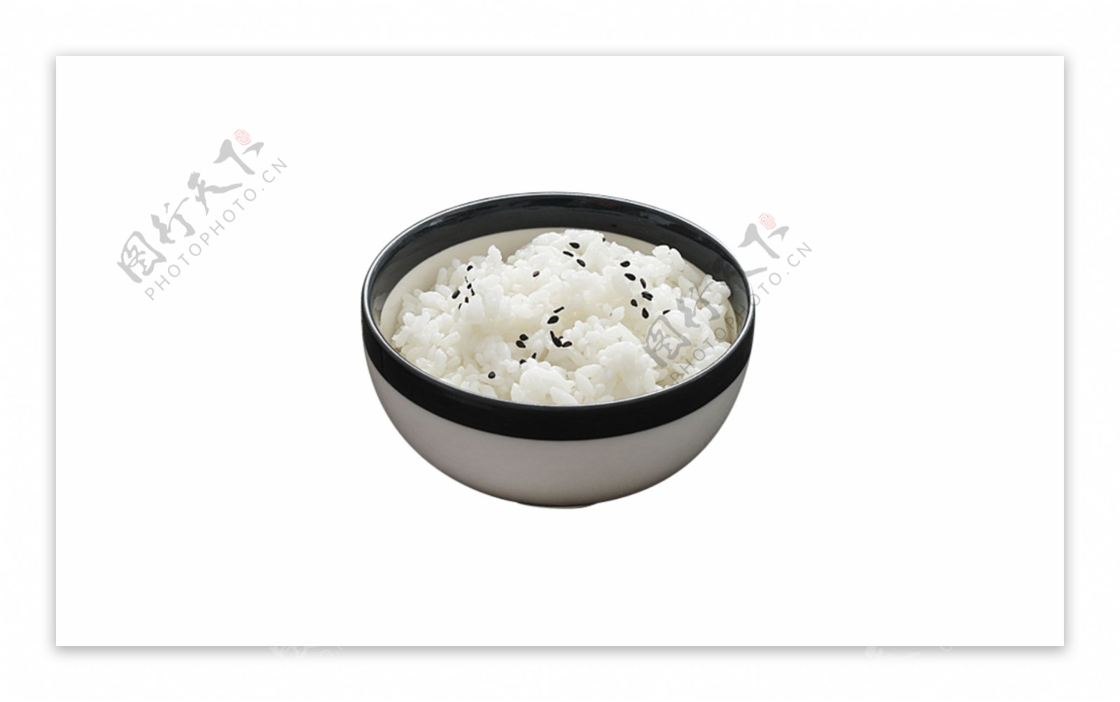 一碗米饭食物芝麻大米素材