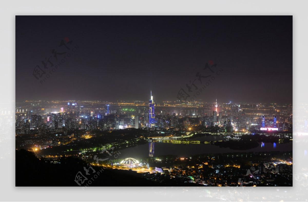 南京紫金山夜景
