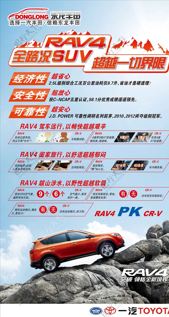 RAV4全路况海报