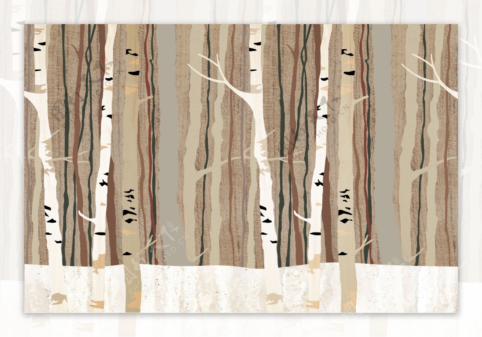 森林木纹