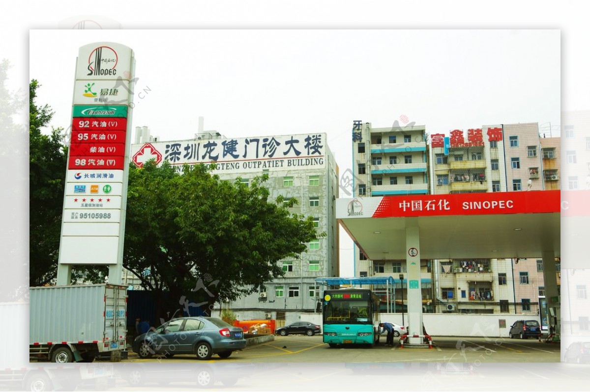 中国石化城市油站