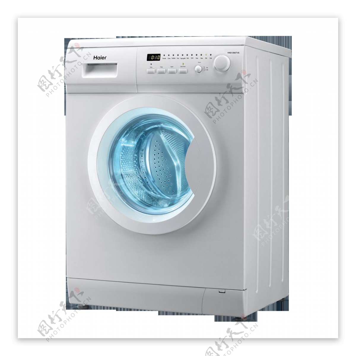 白色滚筒洗衣机免抠png透明图层素材