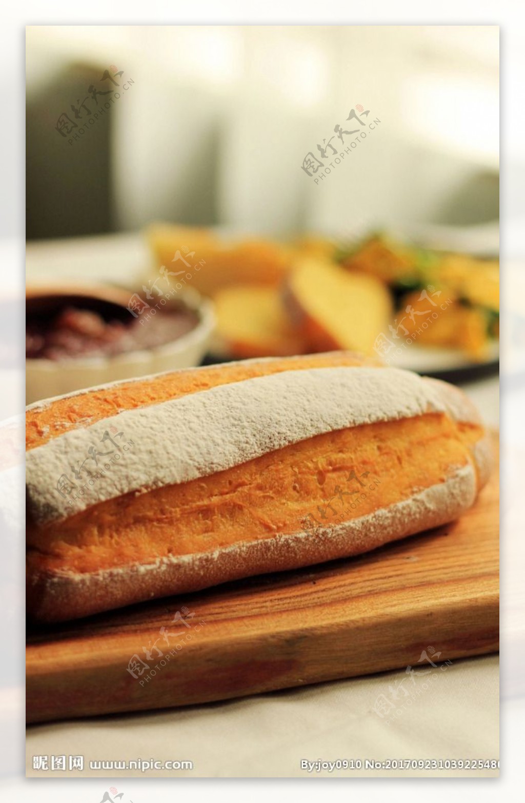 南瓜哈斯面包