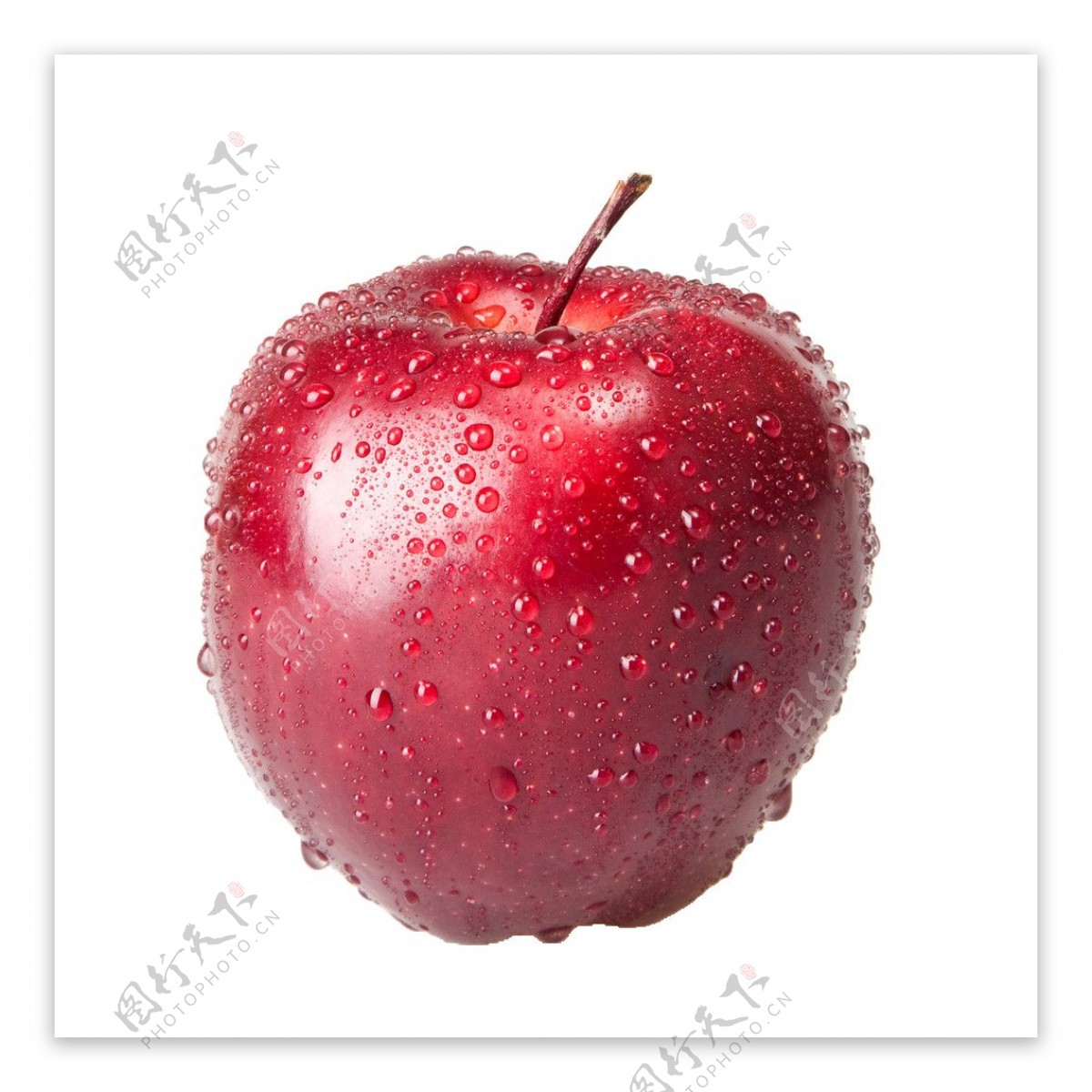新鲜红色苹果元素
