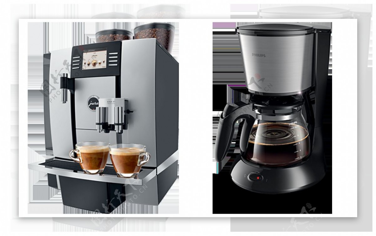 欧式咖啡机图免抠png透明图层素材