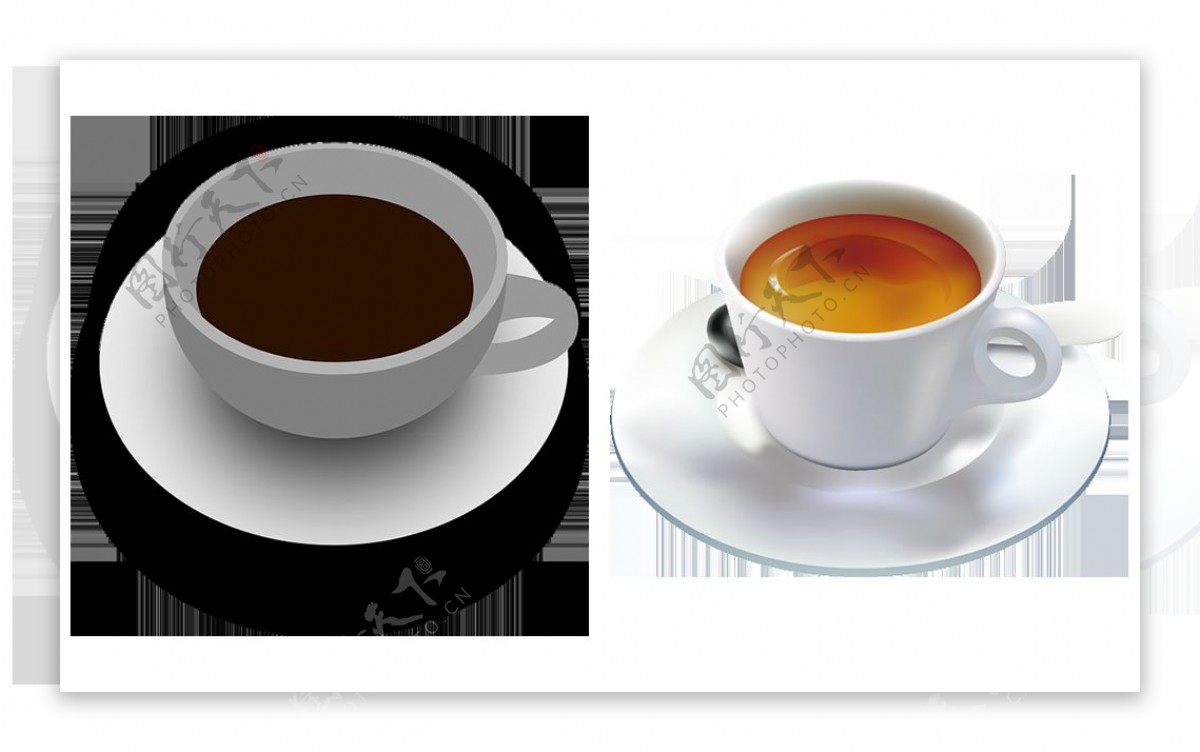 英式咖啡杯免抠png透明图层素材