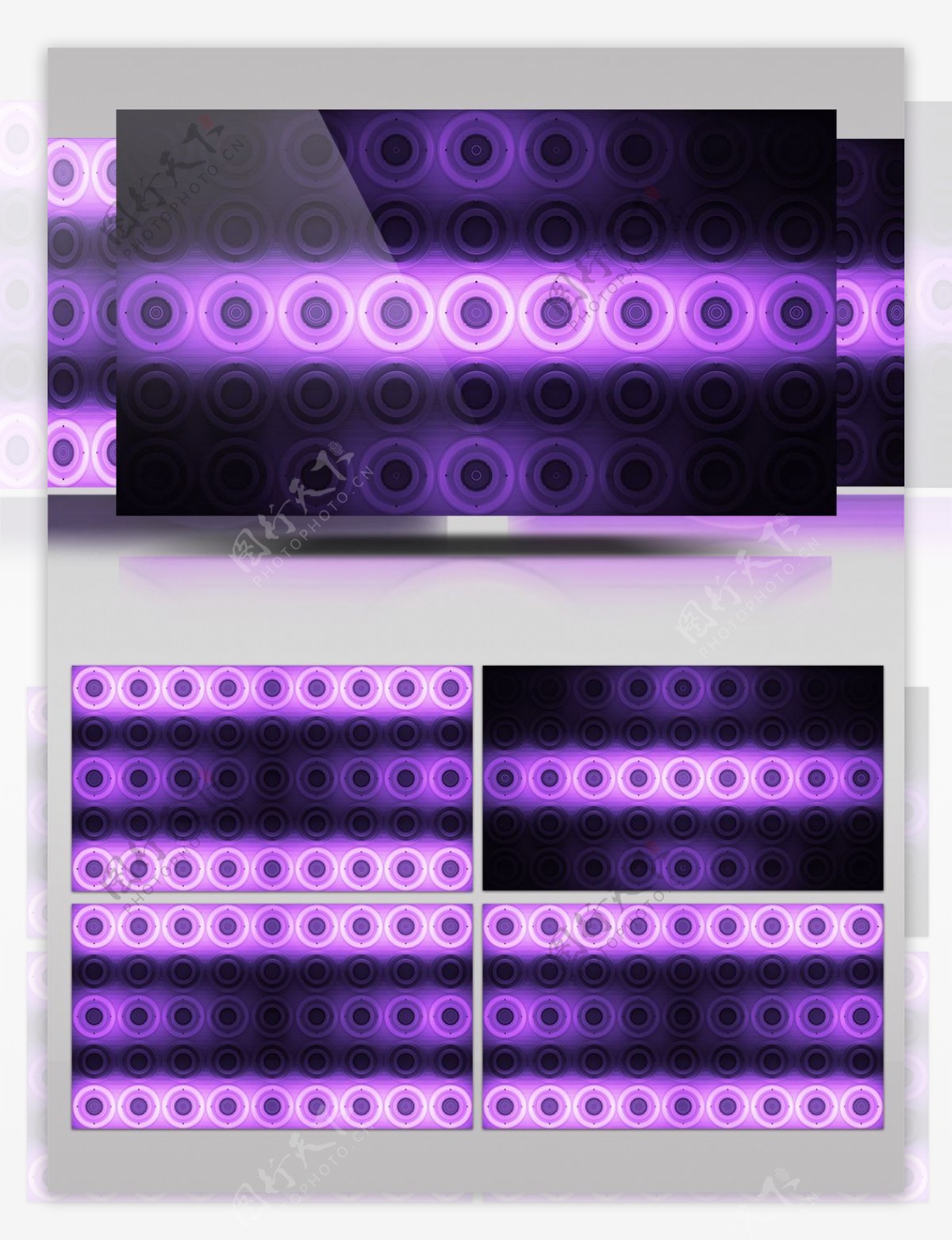 横条紫色光视频素材