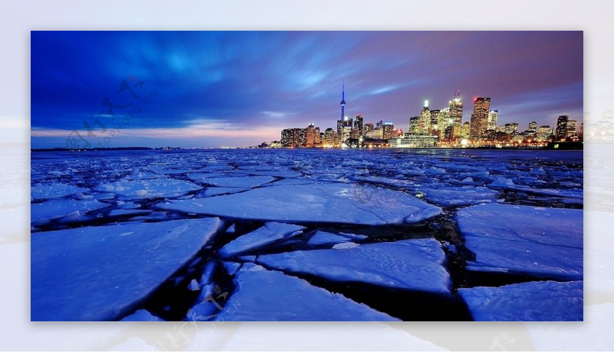 冰天雪地冬天雪景