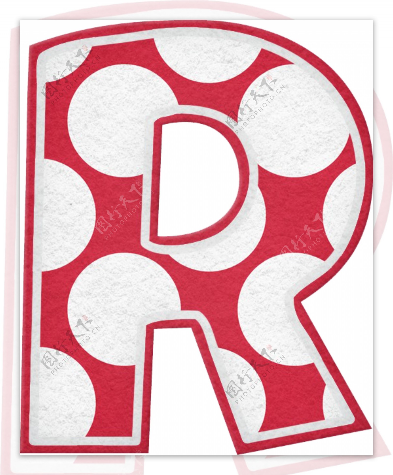 创意商标R素材艺术字母元素装饰图案集合