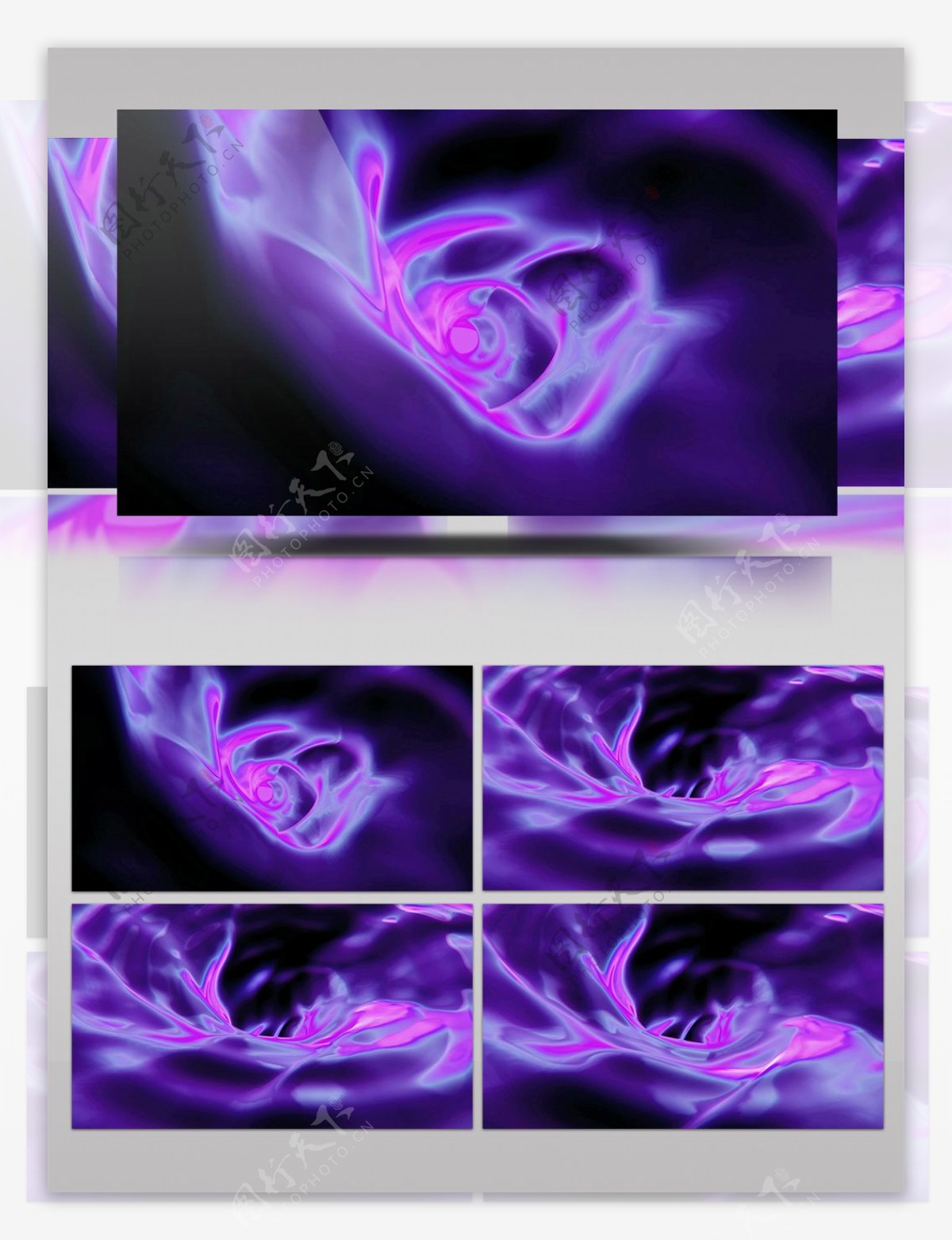 梦幻紫色神秘光线视频素材