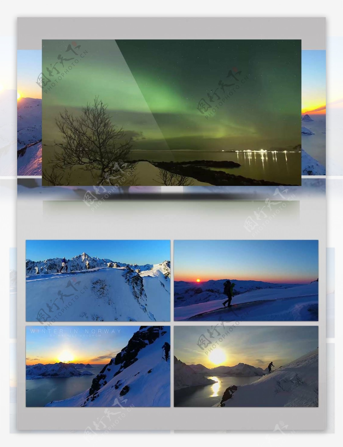 4K超清实拍挪威的冬天视频素材