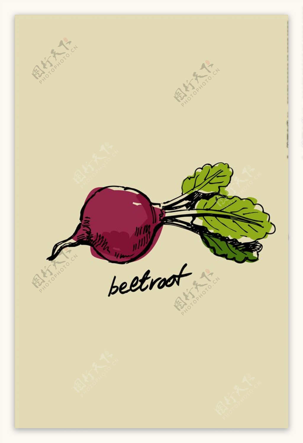 卡通蔬菜图蔬菜食物设计