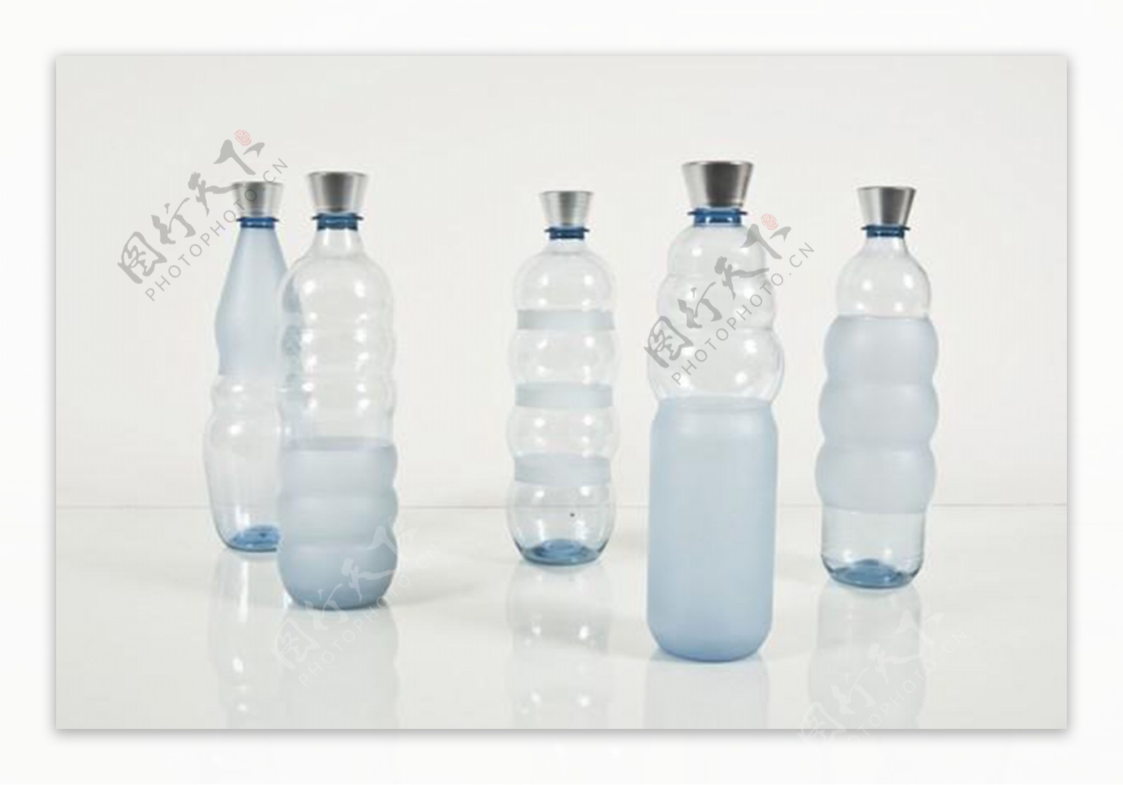 用吹玻璃的方法再塑造PET瓶