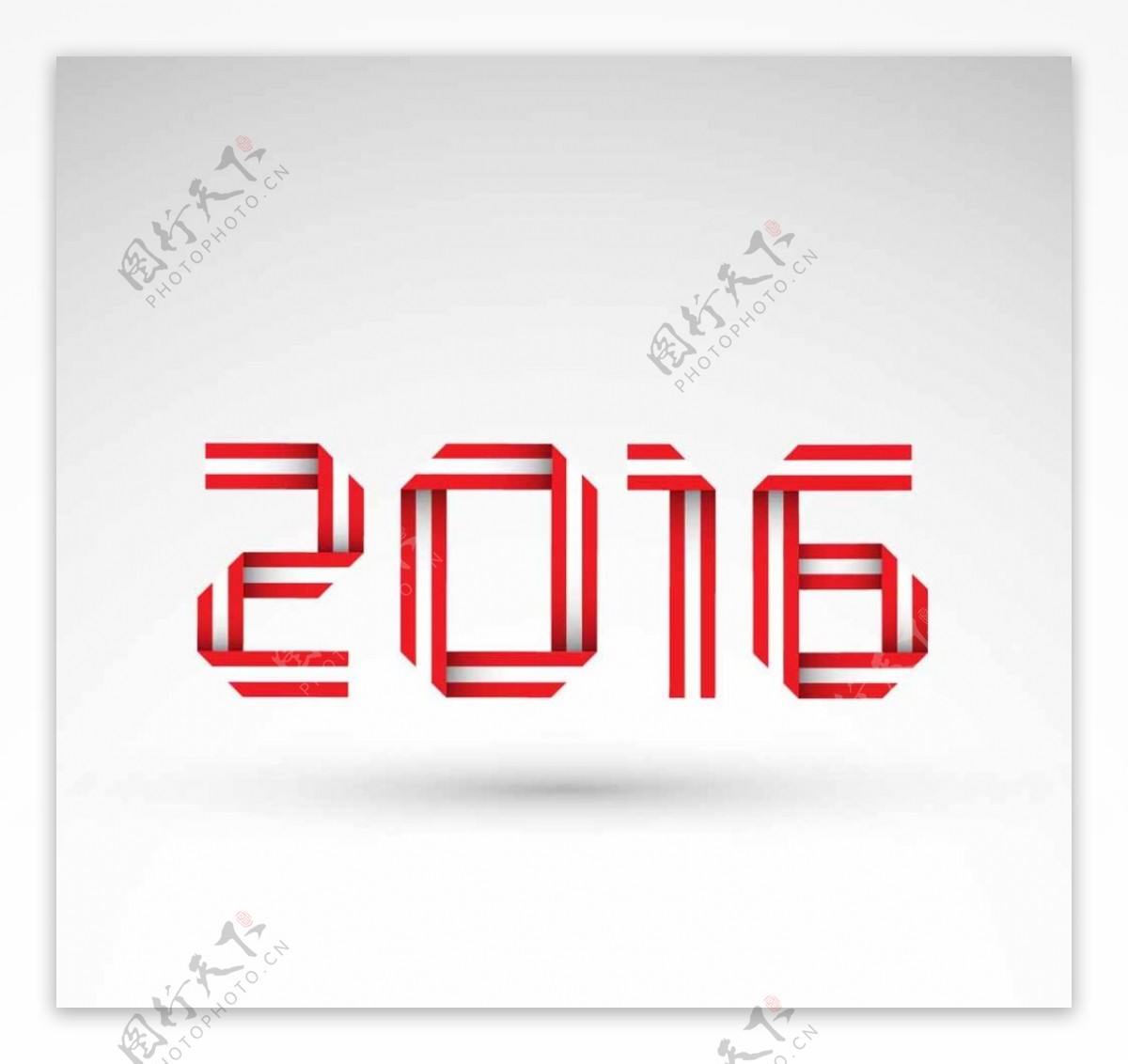 2016年红色色调字体