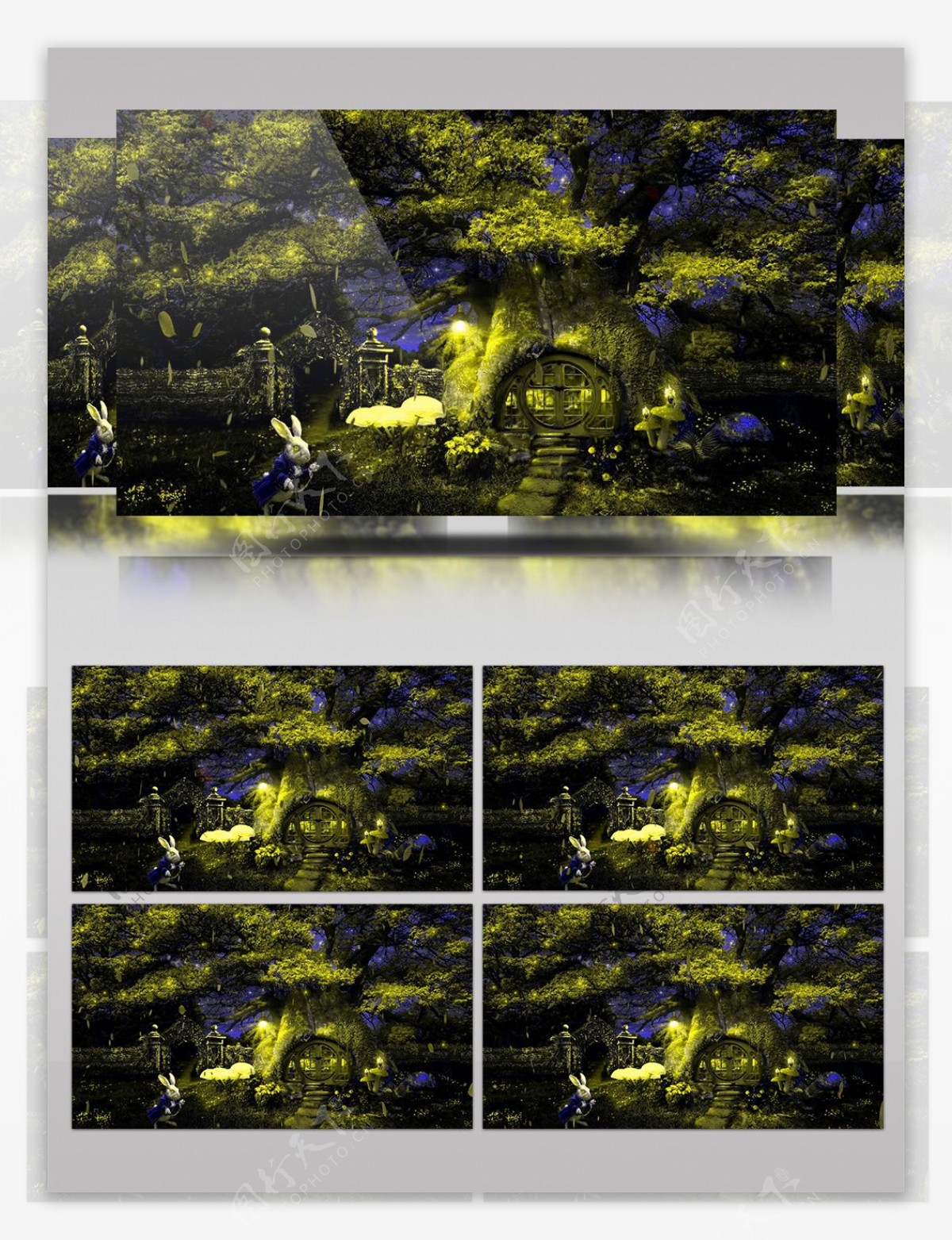 森林童话LED动态视频背景