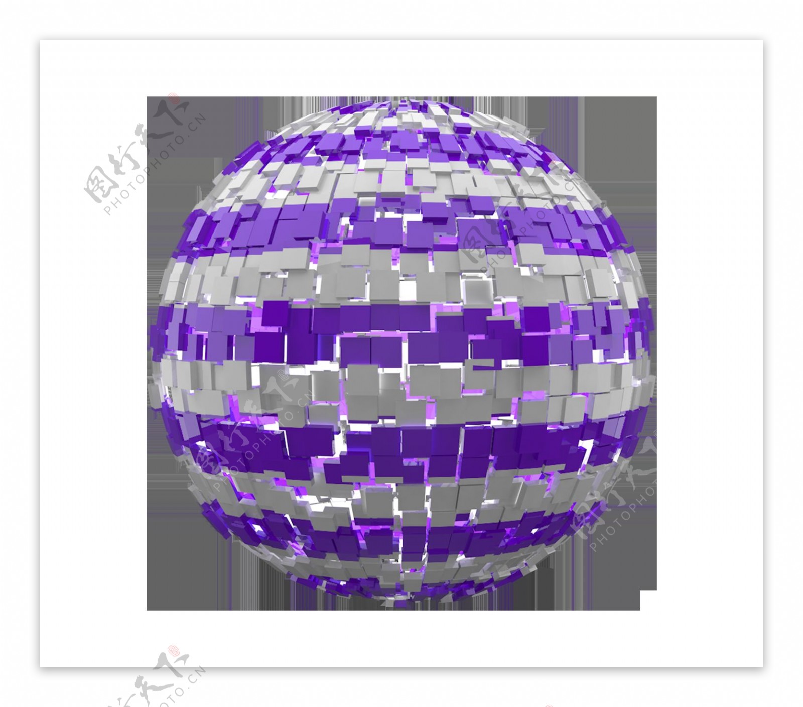 ktv球星紫色炫彩灯罩png元素