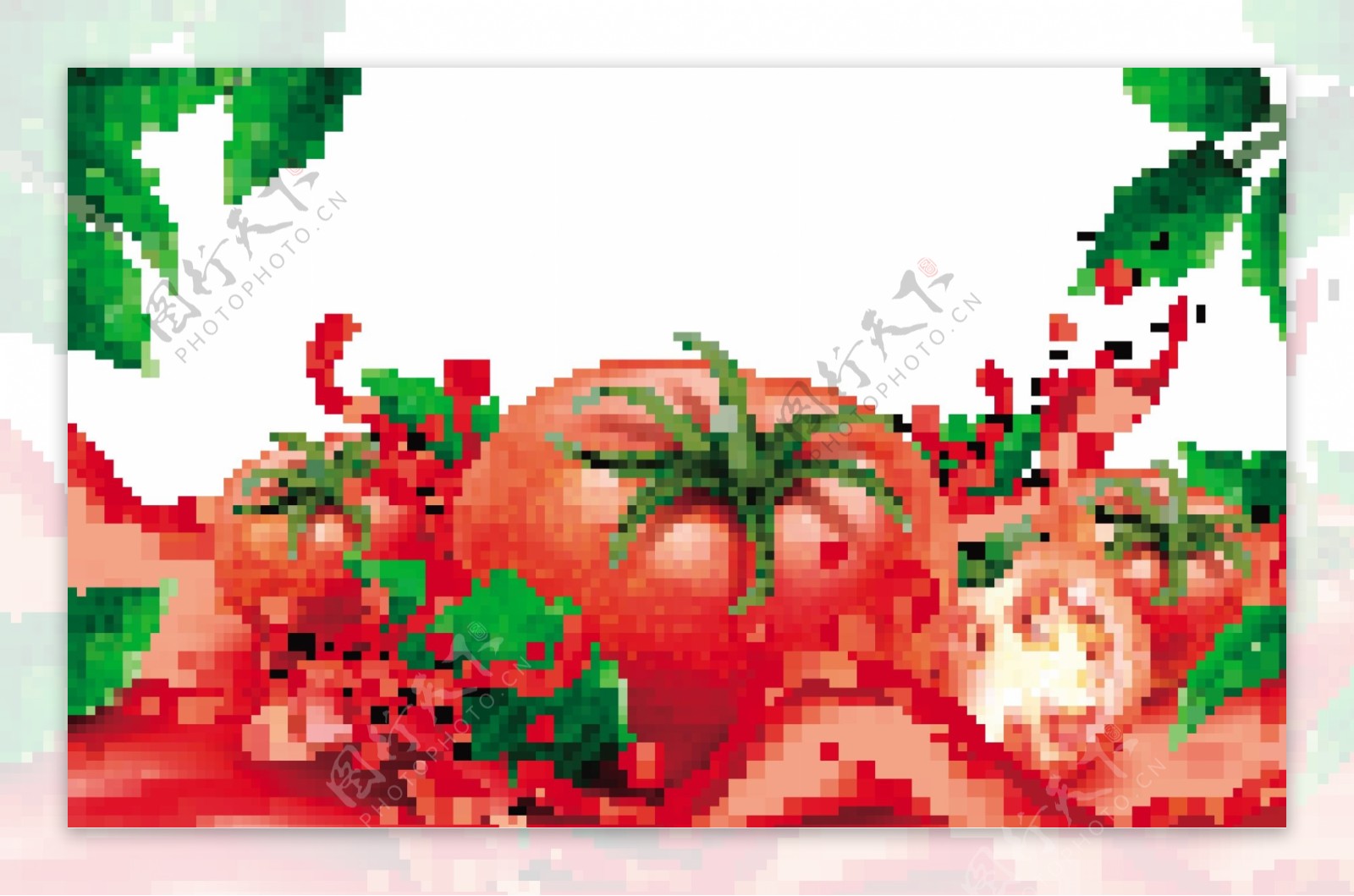 西红柿蔬菜ai矢量素材下载