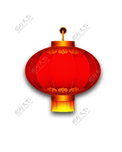 喜庆欢乐中国风红色灯笼节日元素