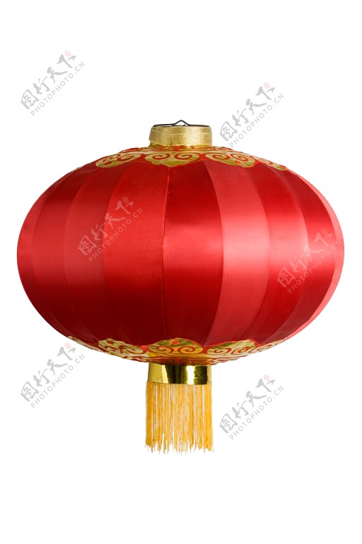 中式新年大红灯笼元素