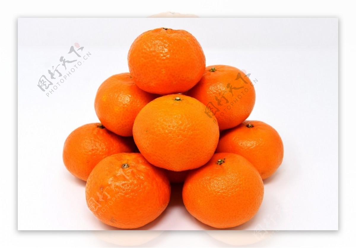 新鲜柑橘图片素材