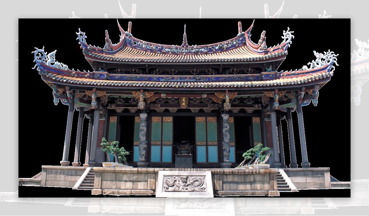 中国古式建筑png元素