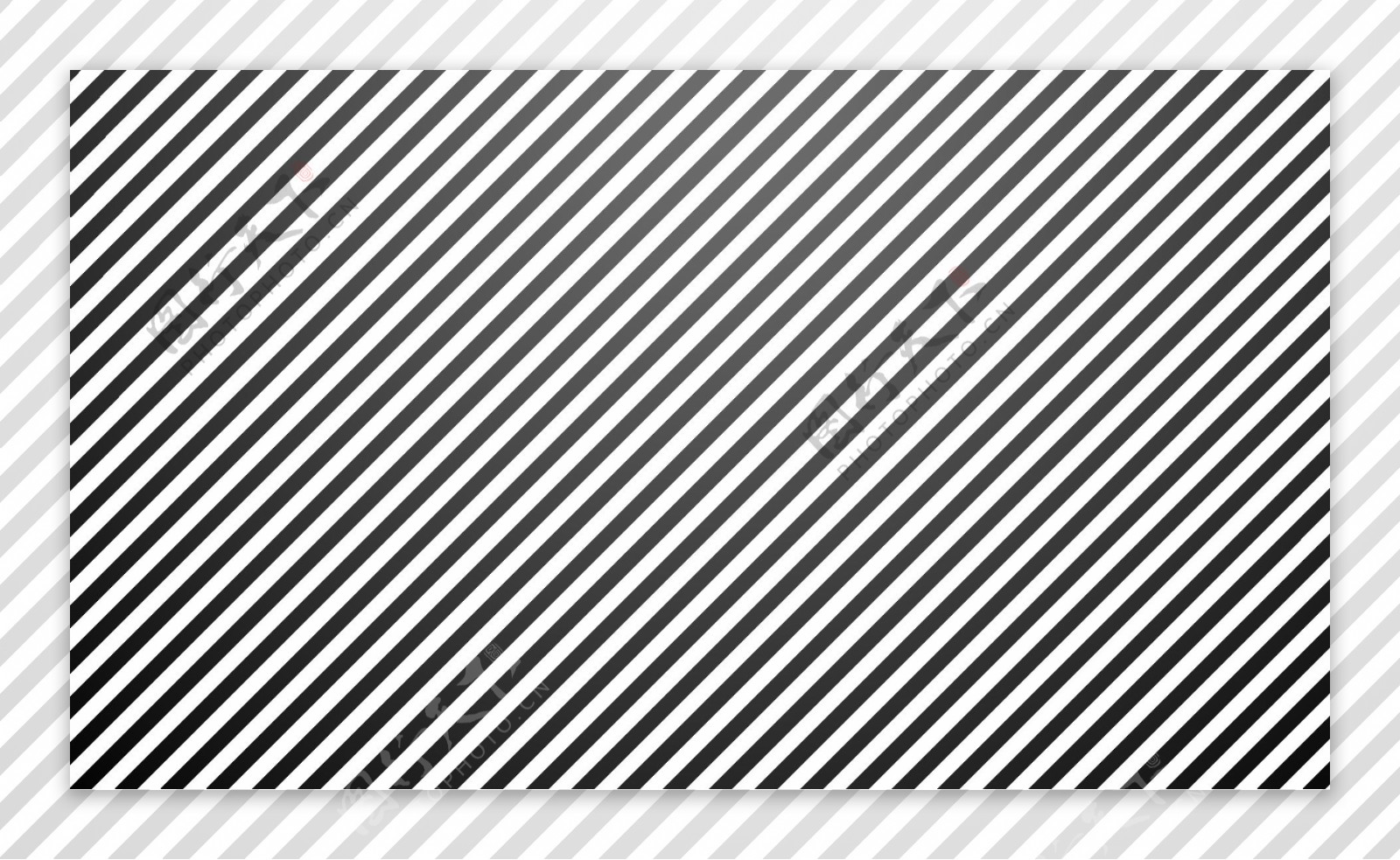 黑白线条形状png元素