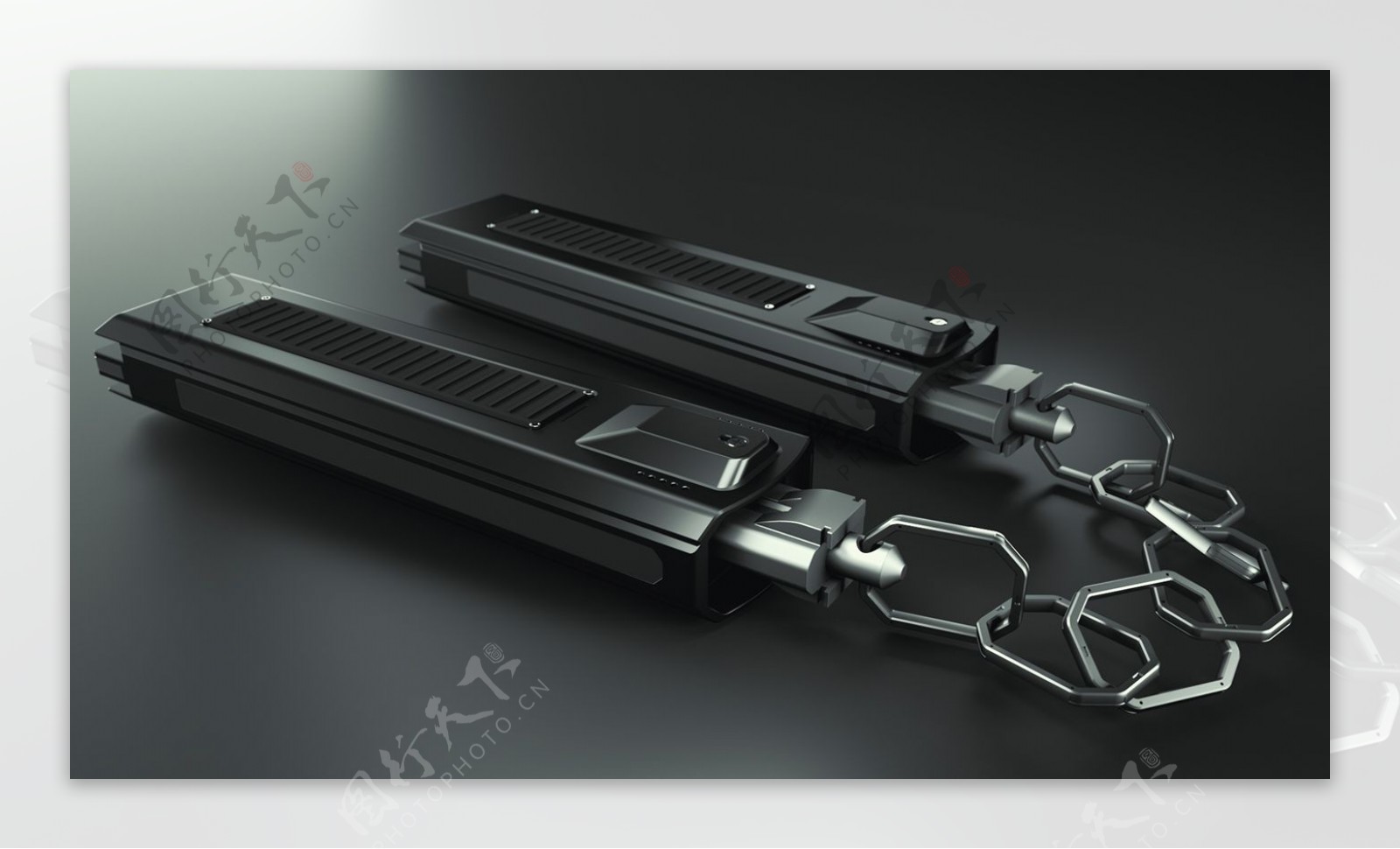 黑色概念模型武器产品jpg素材