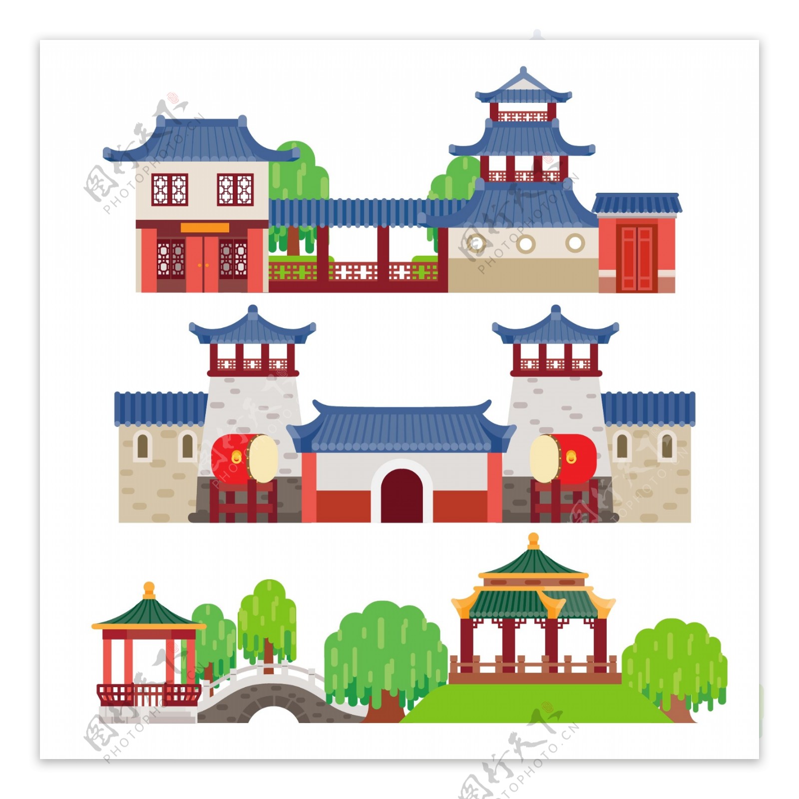 中国传统园林仿古建筑
