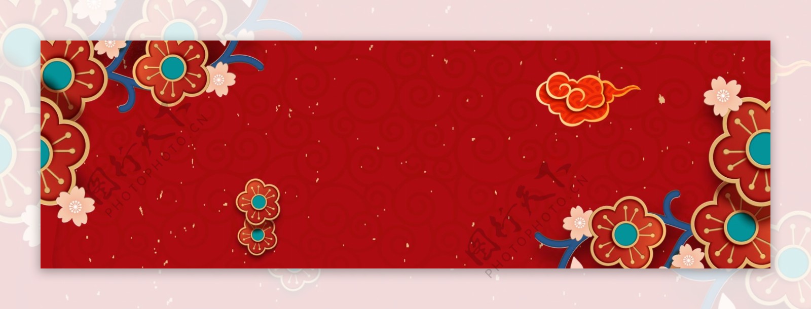 创意中国风传统节日banner背景