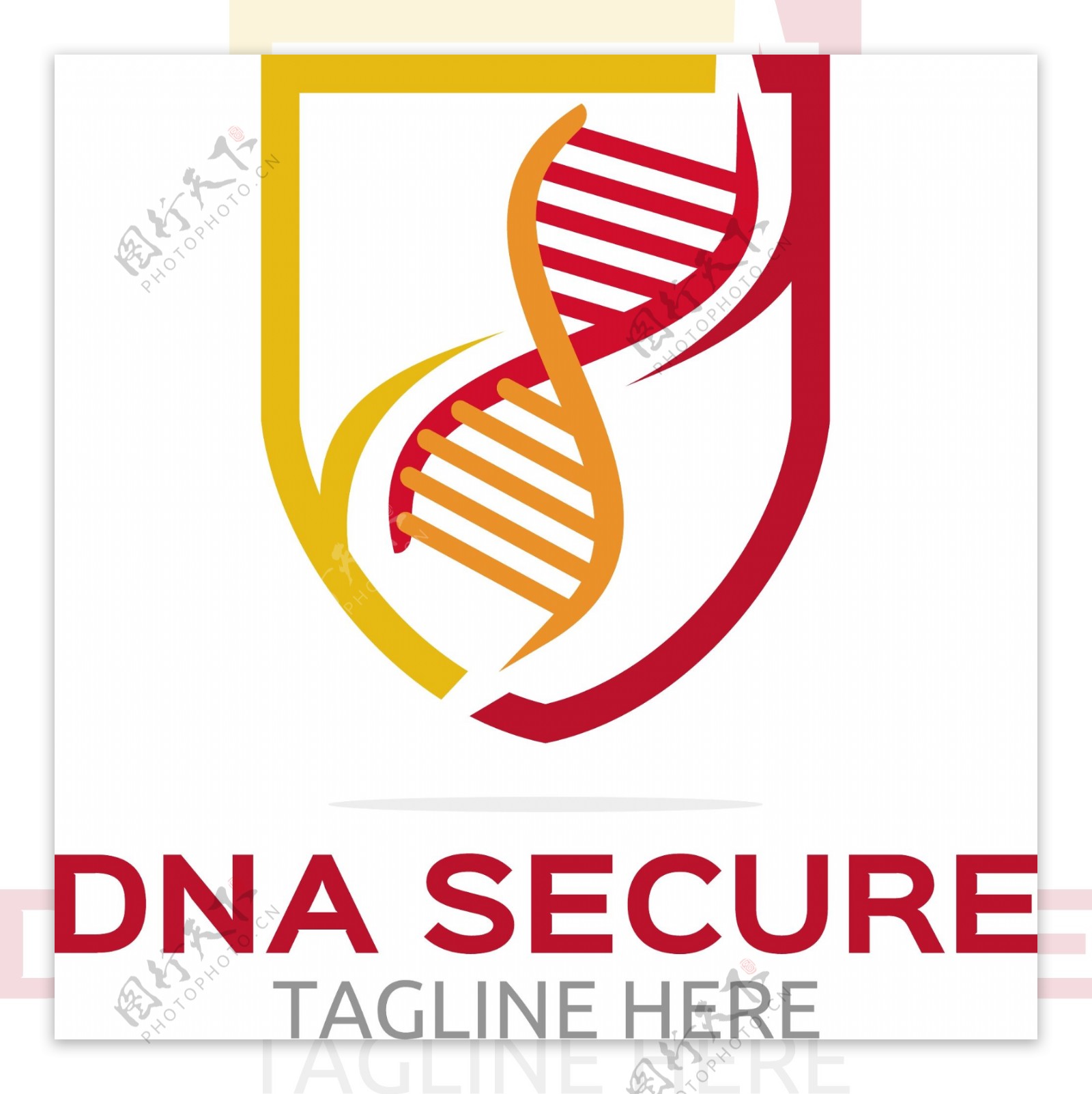 dna安全logo模板