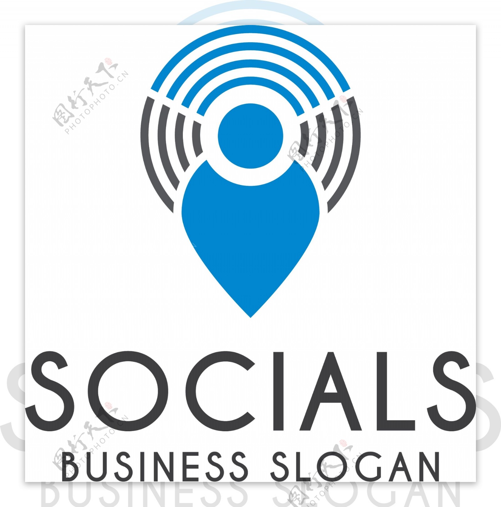 社会标志logo模板
